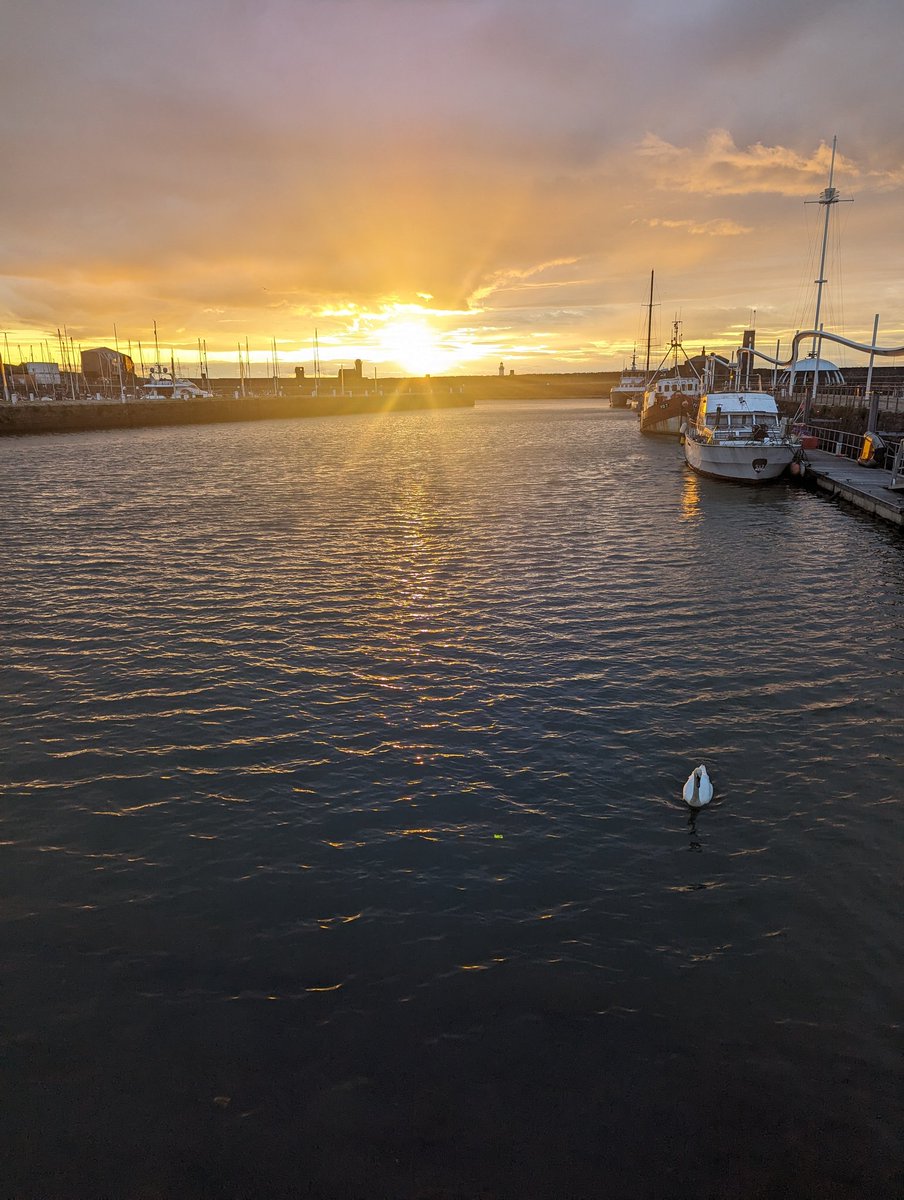 IAmGus90's tweet photo. #whitehaven #harbour #sunset https://t.co/S1CRpbn0kl