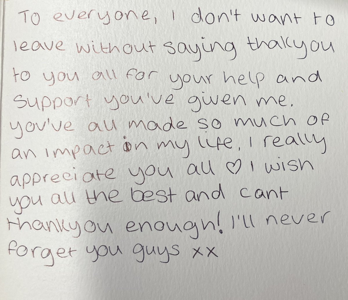 This melted our hearts today, never did we expect such a beautiful message💕 it’s a reminder of how awesome our students are and how proud we are of them. 🥰🥰🥰