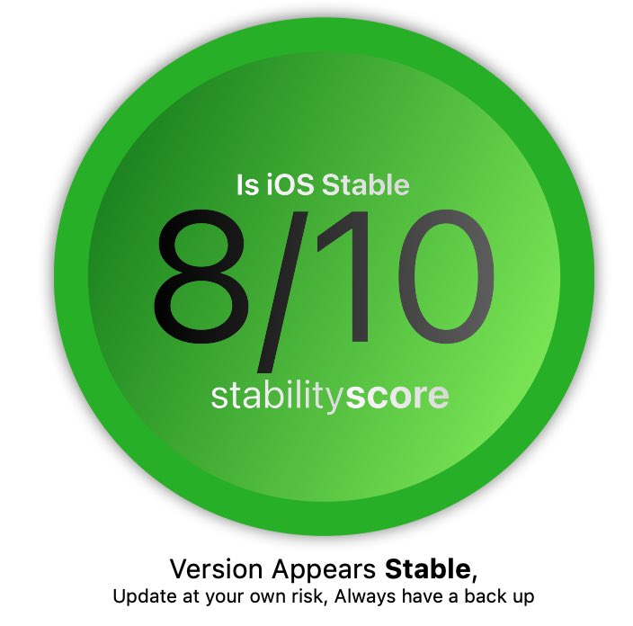 Is iOS Stable? tweet media