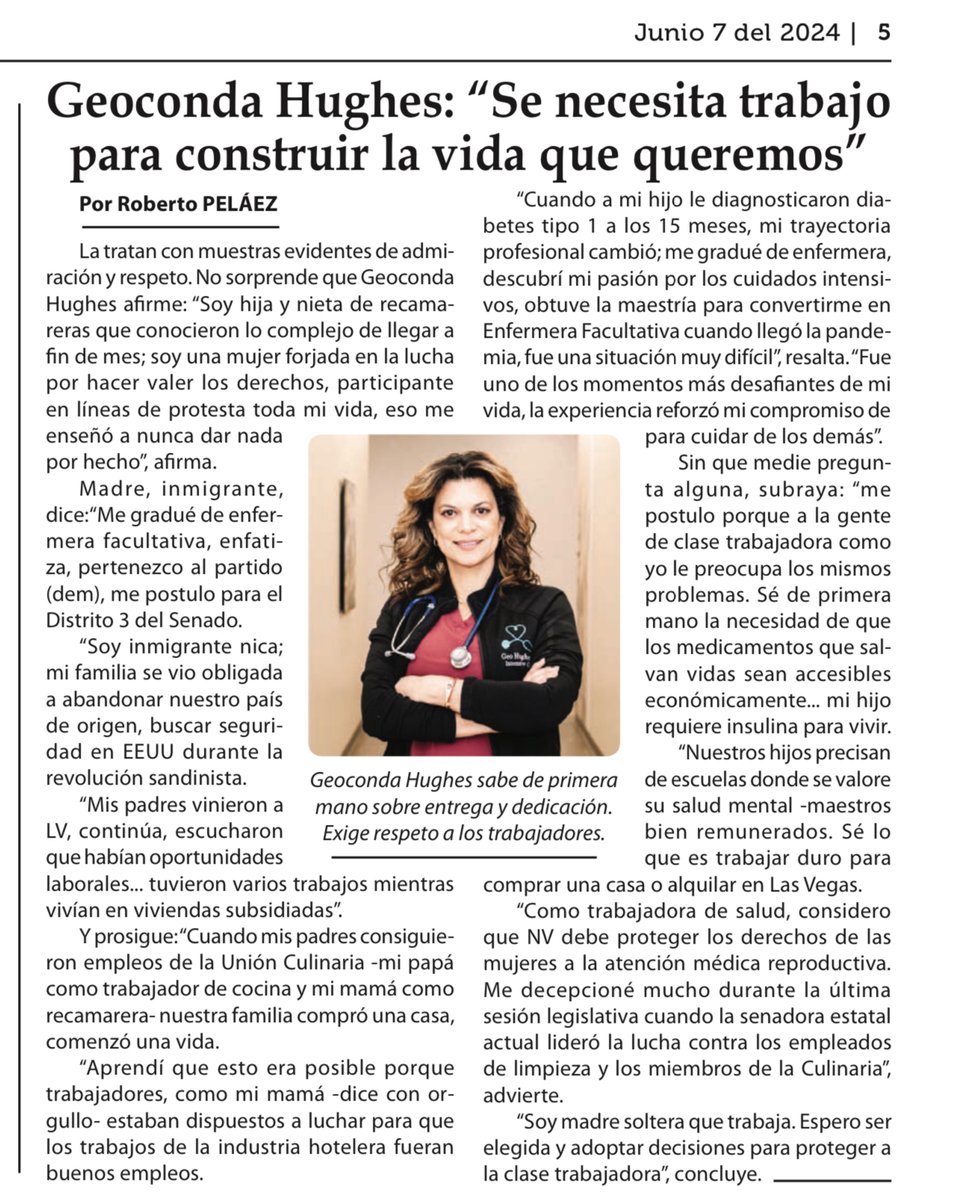 GeoForNevada's tweet photo. Gracias a Roberto Peláez por darme la oportunidad de repartir mi historia con la comunidad de El Mundo. Son mas de 20,000 lectores de El Mundo cada semana y su trabajo es muy importante para nuestra cuidad. #GeoForNevada #SiSePuede https://t.co/qDi4a7aGSR