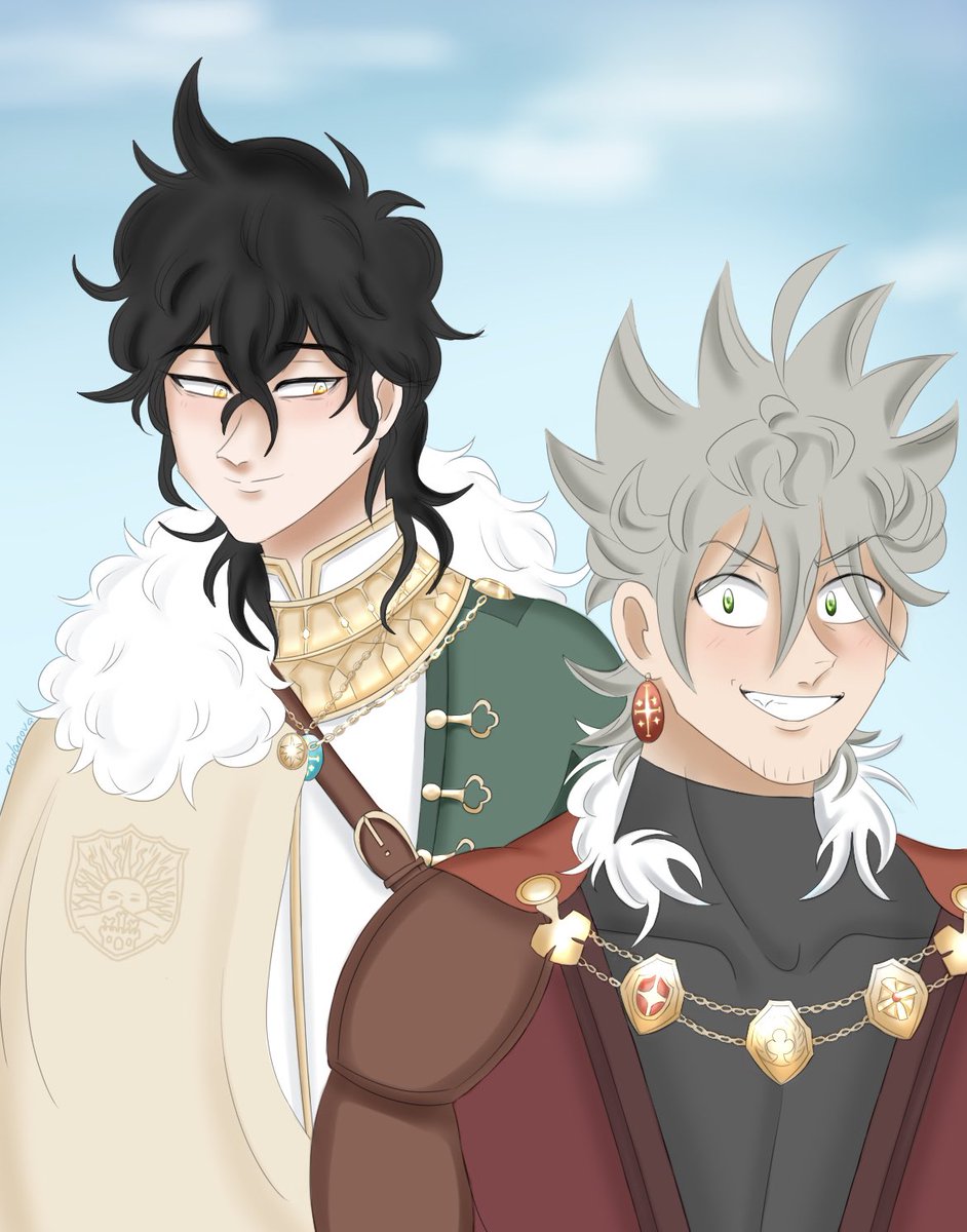 nodanova15's tweet photo. In the future all I see is [sky &amp; blue]

#blackclover #asyn #asuyuno https://t.co/8Pk0zIkQMD