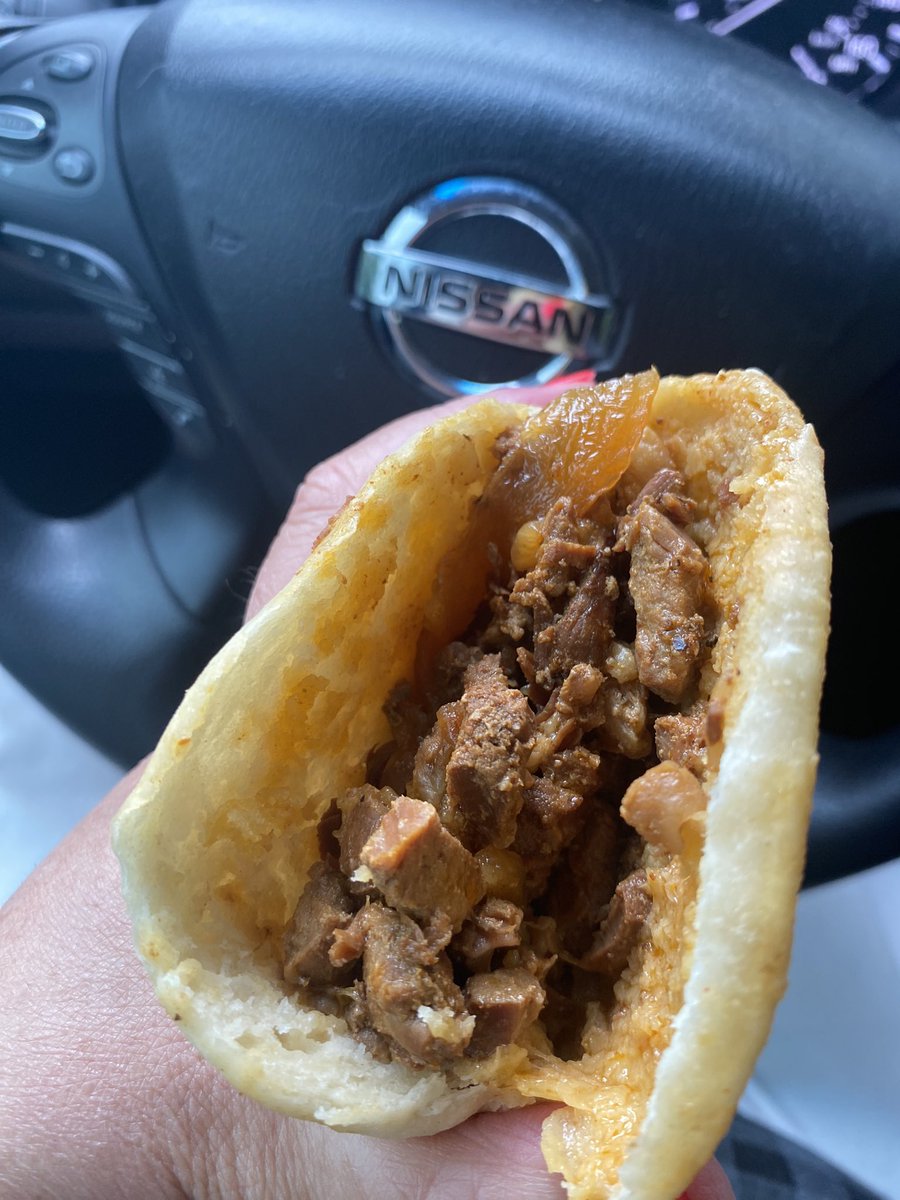 ZoeOlympio's tweet photo. Ordered a Mexican Gordita with Fajitas beef meat!! Yummy 😋
#Fajitas #Gordita #Mexian #Mecianfood https://t.co/u6JQdr3NkI