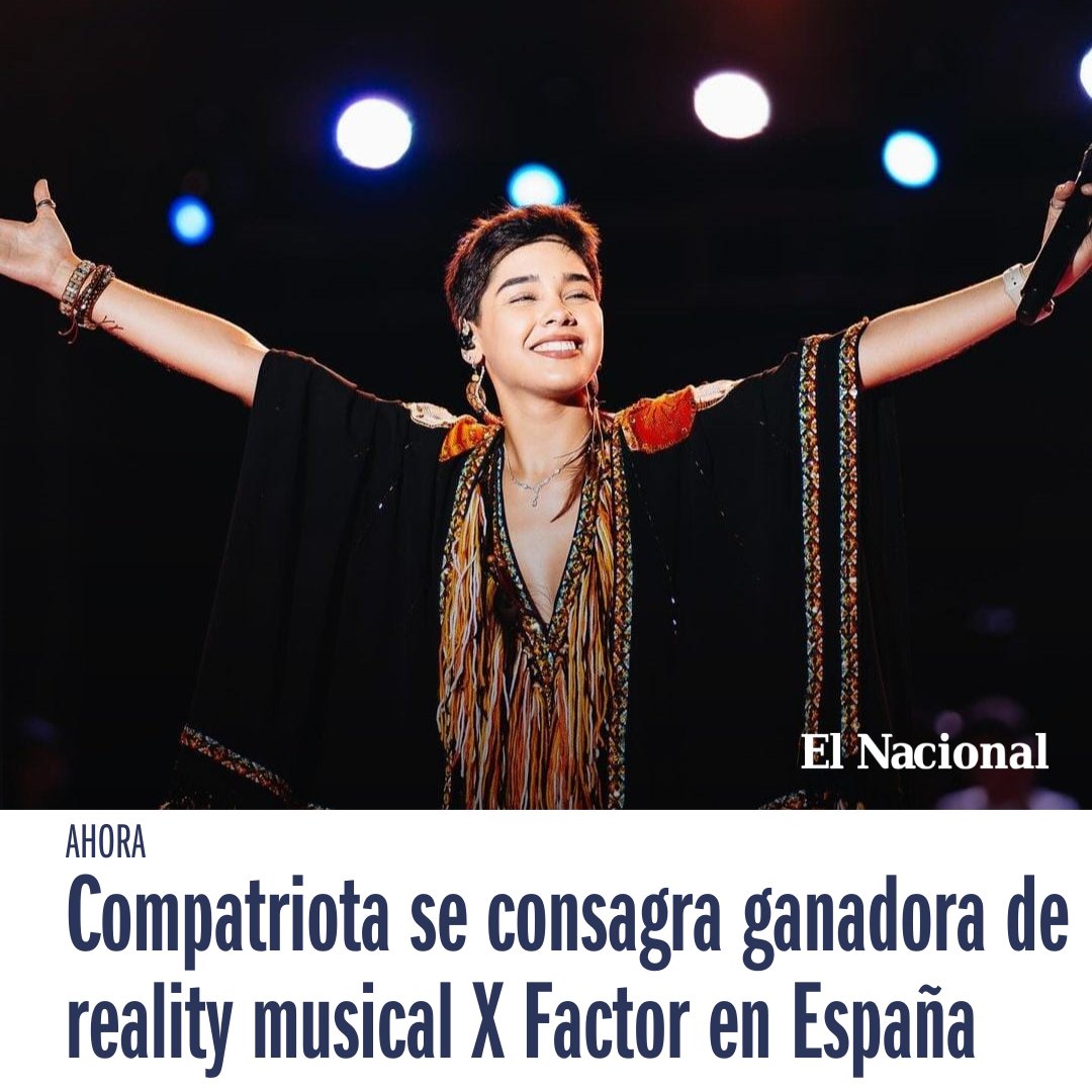 ¡¡AYELÉN GANÓ!! 🇵🇾🇵🇾🏆

🔹La compatriota se consagró la campeona del programa X Factor España, destacándose entre competidores de todo el mundo de habla hispana y a pesar de las fuertes críticas de parte del jurado.

¡Grande Ayelén, sos un orgullo paraguayo!!

#ElNacional