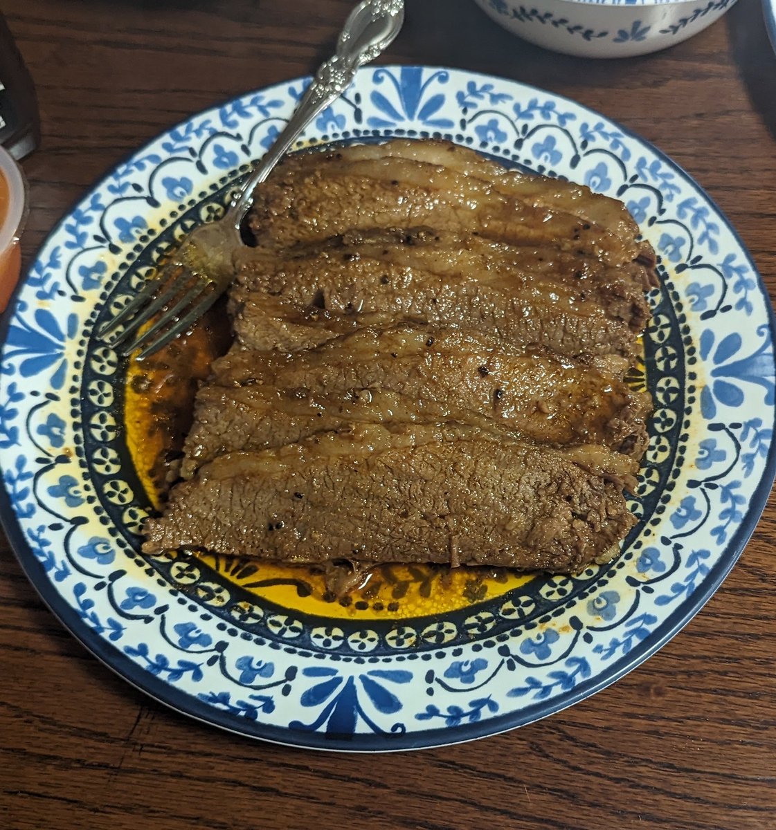 drivegmc's tweet photo. Brisket for supper. #pleasantpasturesbeef #hulliowa https://t.co/kwWbDjhRMZ