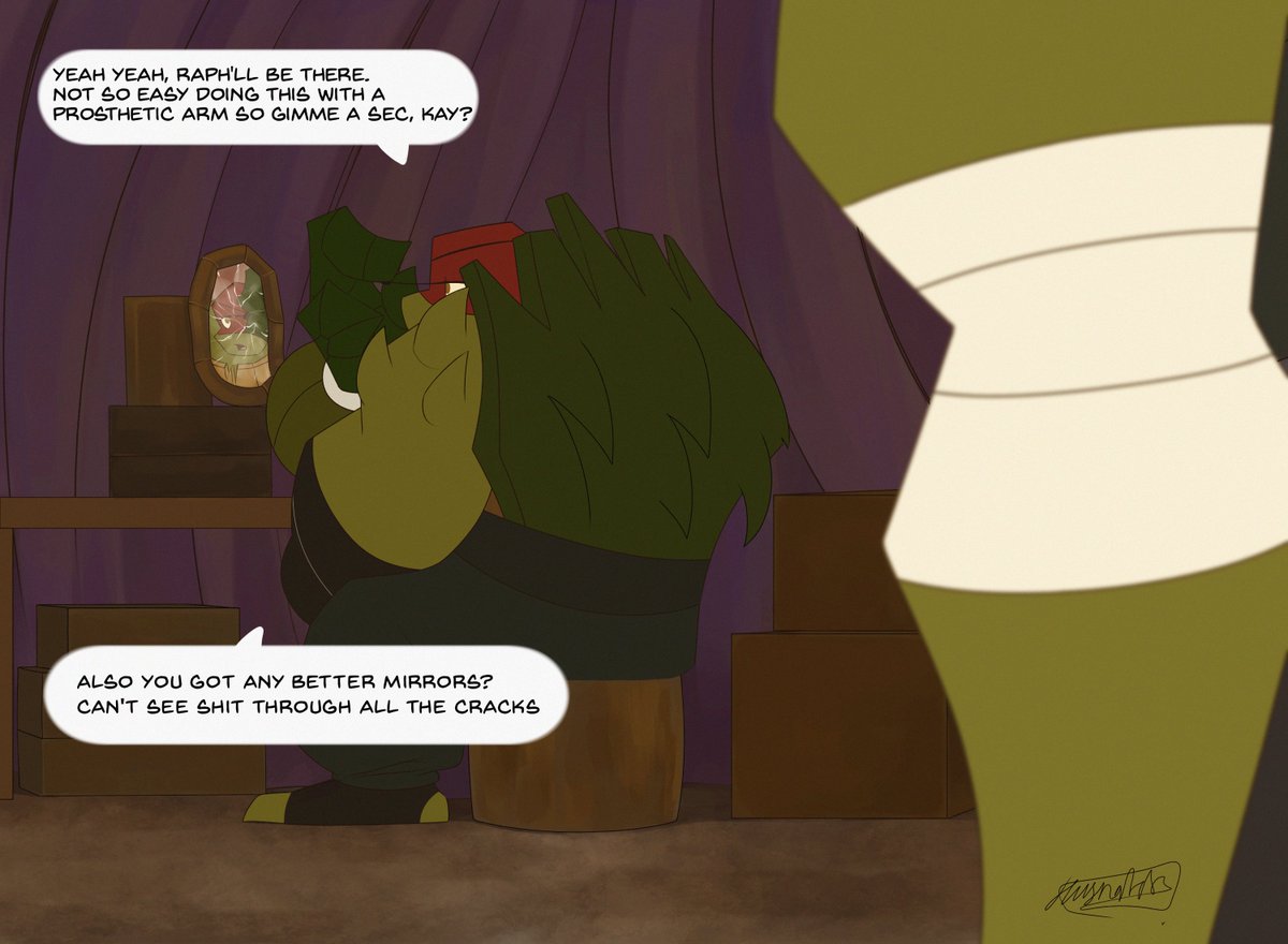 ItsHussypuss's tweet photo. Future Raph's eyeliner story

#rottmntfanart #RiseoftheTMNTmovie #rottmnt #UnpauseRiseoftheTMNT #badfuture #riseofthetmnt https://t.co/cvqi0WCOnL