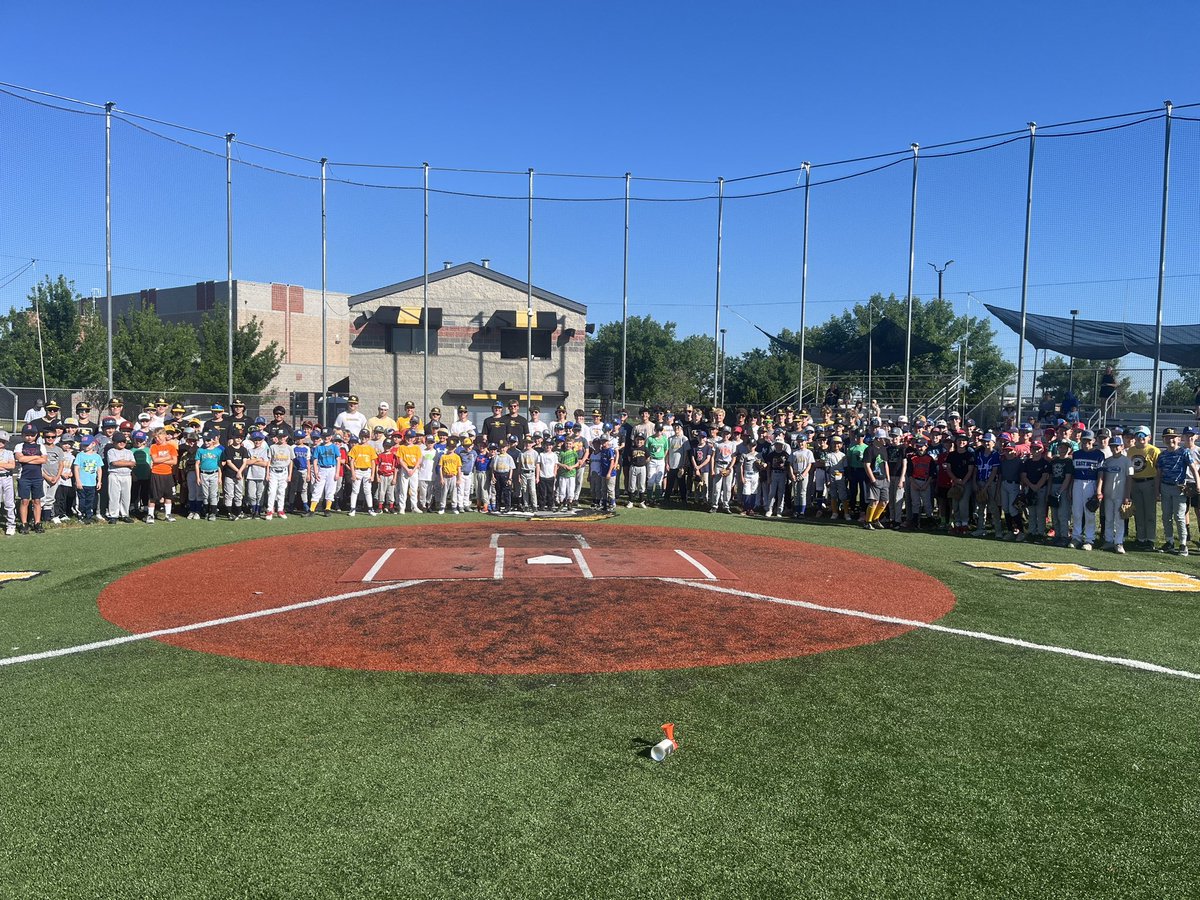 First day of kids camp. Great day of baseball👍 #GoKnights