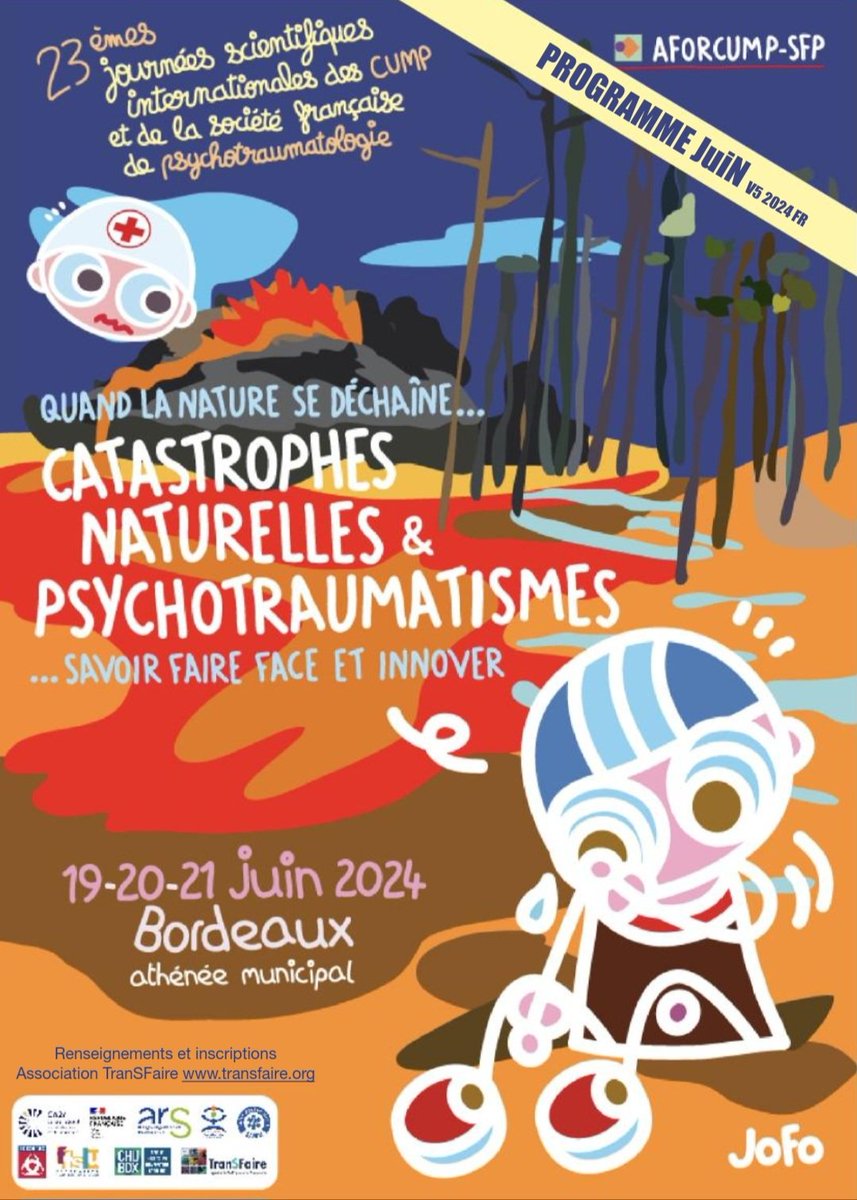 cump_84's tweet photo. Il reste quelques places à @AFORCUMP_SFP  à Bordeaux ! Rejoignez nous 🤗 
#disasterpsychiatry #psychotrauma #catastrophes 
#CUMP avec @_CharlesHMartin
 @ErickGokalsing
@CN2R_France
@CUMP34
@cump_93
@CumpParis

https://t.co/xSR0ZPC6WF https://t.co/wr4pJMm4el