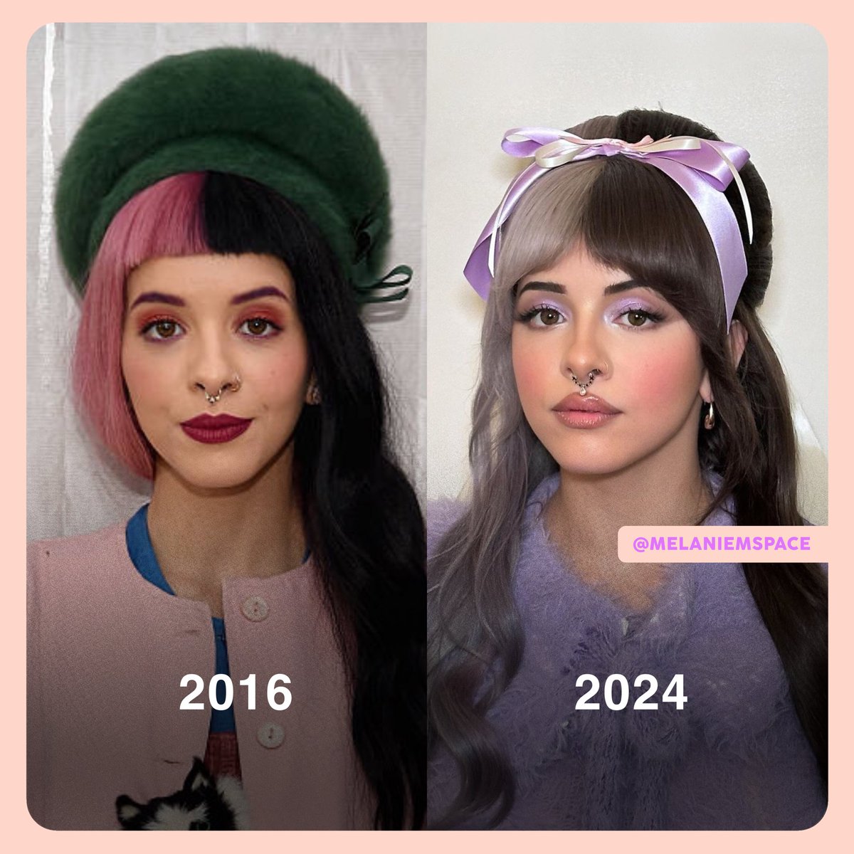 melaniemspace's tweet photo. Melanie Martinez evolution. https://t.co/Iqg7ZMvwoQ