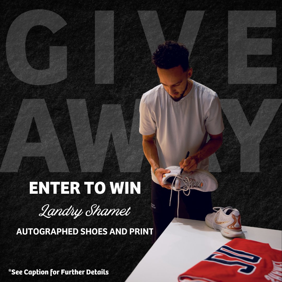 Earths_Splendor's tweet photo. 🏀🔥 GIVEAWAY ALERT! 🔥🏀

We're teaming up with our Professional Athlete partner and #NBA Player @landryshamet, to give away an autographed pair of shoes and an exclusive signed print!👟🏀👟

To enter:
Like this post ❤️
Repost this post 🔁
Follow @Earths_Splendor 

It's that easy! 😎👌

Disclaimers:
Enter between June 10th, 2024, and June 16th, 2024, at 11:59 PM EST. NO PURCHASE NECESSARY. A PURCHASE DOES NOT IMPROVE YOUR CHANCE OF WINNING. Follow this link for Earth's Splendor X Landry Shamet T&C & info on alternative entry method: https://t.co/DM6LuFW4Br 
Contact us at customersupport@earthssplendor.com
This giveaway is not affiliated with or endorsed by X or the NBA.
Open to residents of United States only.
Winner will be chosen at random and announced on Monday, June 17th.
By entering, participants confirm they are 18+ years of age, release X and all brands of all responsibility, and agree to X's terms of use.

Get your game on with Earth's Splendor and Landry Shamet! 🌟🏀✨

#Giveaway #Basketball #NBA #LandryShamet #EarthsSplendor #AutographedShoes #SignedPrint #WinBig #ContestAlert