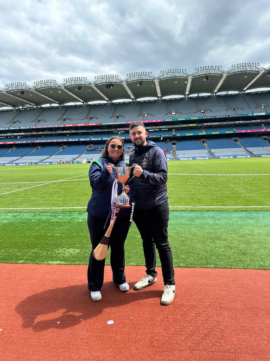 pjp_ie's tweet photo. Huge Congratulations to our senior girls who made PJP history today by winning their @CnmbDublin Camogie final @CrokePark. What an achievement! A huge thanks to their coaches and all the supporters. @ OfficialSylsGAA 🏆 🙌 https://t.co/YSpnFbTnTy
