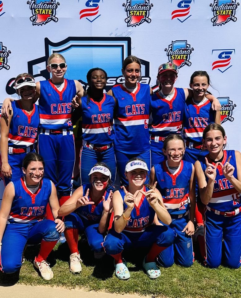 MudsockSoftball's tweet photo. 12u Cats Mayer has been busy! A trip  to OKCity, taking in some college WS games and qualifying for play in the gold bracket out of 97 teams.  Then coming back to Indiana to play in the USSSA State B tourney where they tied for 5th place out of 28 teams.  Way to represent ladies! https://t.co/Jd6tKQl4f7