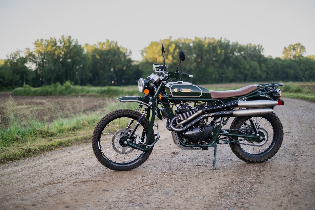 janusmotorcycle's tweet photo. The Gryffin 450 is our latest entrant in the classic scrambler vernacular. It's simply a highly capable, lightweight, beautiful motorcycle. With handcrafted details, classic lines, and personalized options, it will stand out on-road and off.
Pre-order yours today! https://t.co/Y3Dq5D9gOg