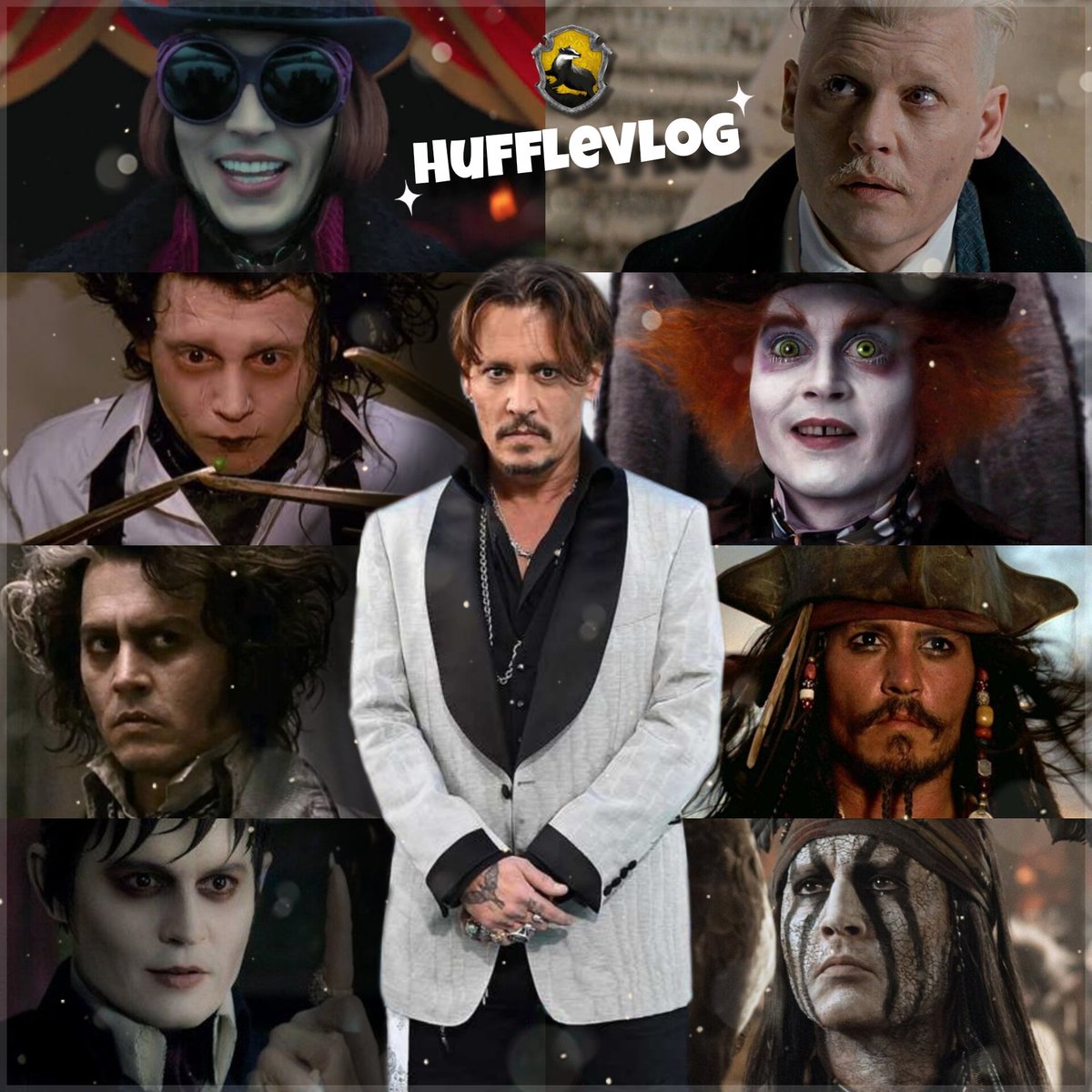 hufflevlog's tweet photo. Feliz cumpleaños 𝐉𝐨𝐡𝐧𝐧𝐲 𝐃𝐞𝐩𝐩 🥳💛✨

John Christopher Depp II (𝐆𝐞𝐥𝐥𝐞𝐫𝐭 𝐆𝐫𝐢𝐧𝐝𝐞𝐥𝐰𝐚𝐥𝐝 en Harry Potter) nació el 𝟗 𝐝𝐞 𝐣𝐮𝐧𝐢𝐨 𝐝𝐞 𝟏𝟗𝟔𝟑 por lo que está 𝐜𝐮𝐦𝐩𝐥𝐢𝐞𝐧𝐝𝐨 𝟔𝟏 años.✨
#JohnnyDepp #Depp https://t.co/ZLBCs76qH6