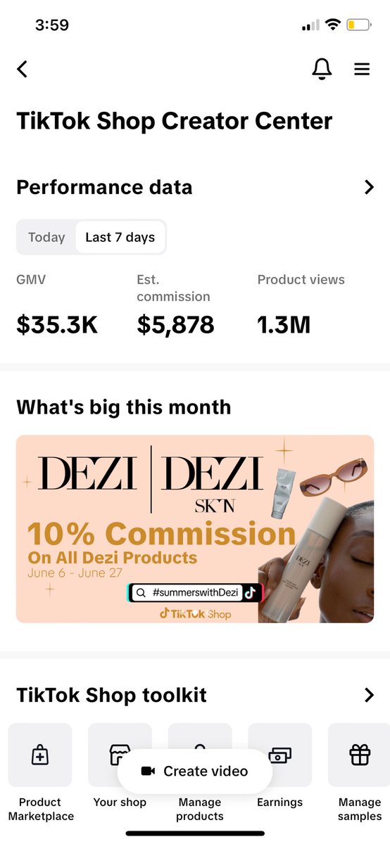 Made 6k in the last 7 days on TikTok. That’s more than most people make a month. If you want to PRINT MONEY on TikTok, click the link in my bio!