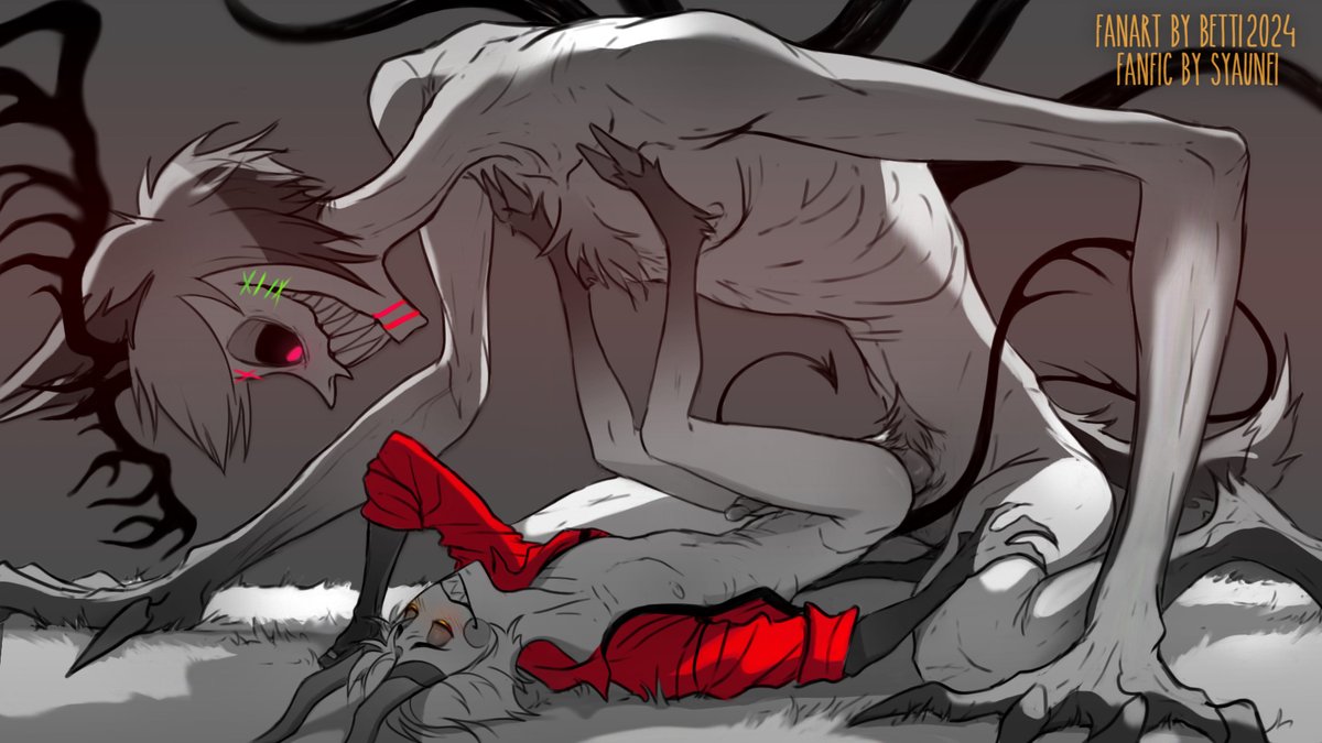 betti2024hun's tweet photo. 🔞🔞🤜🤛Monsterfuckers gather here !!!🫲😂🫱💦 Second picture I did for Chapter 26 of Ruination of Lucifer by @Syaunei ❤️🫦👀 Lucifer's having fun 💦💦🫦You can read it here: https://t.co/VYKSGjxga3    #appleradio #radioapple    https://t.co/gVj9ATOFU6 https://t.co/yiexvQmqA1