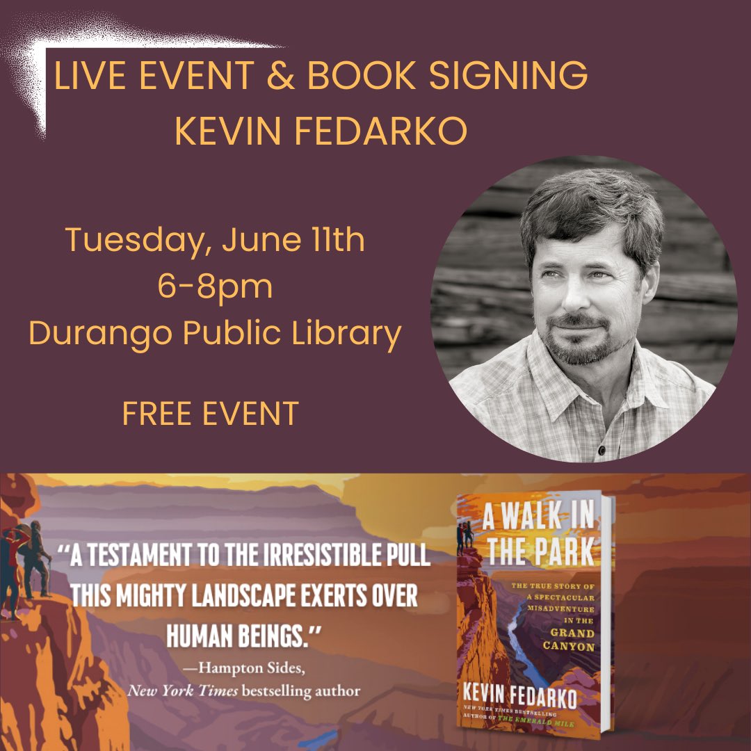 Kevin Fedarko (@kevinfedarko) on Twitter photo  Kevin Fedarko (@kevinfedarko) on Twitter photo