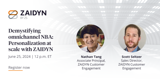 MisterMet's tweet photo. Unleash the power of personalization at scale with ZAIDYN™ Orchestration Engine! Join our webinar on June 25th for an interactive demo on AI-driven omnichannel engagement that can help you boost HCP engagement by 15-40%. Don't miss it. Register now. https://t.co/vOv1FpLMuN https://t.co/MiWu16imzF