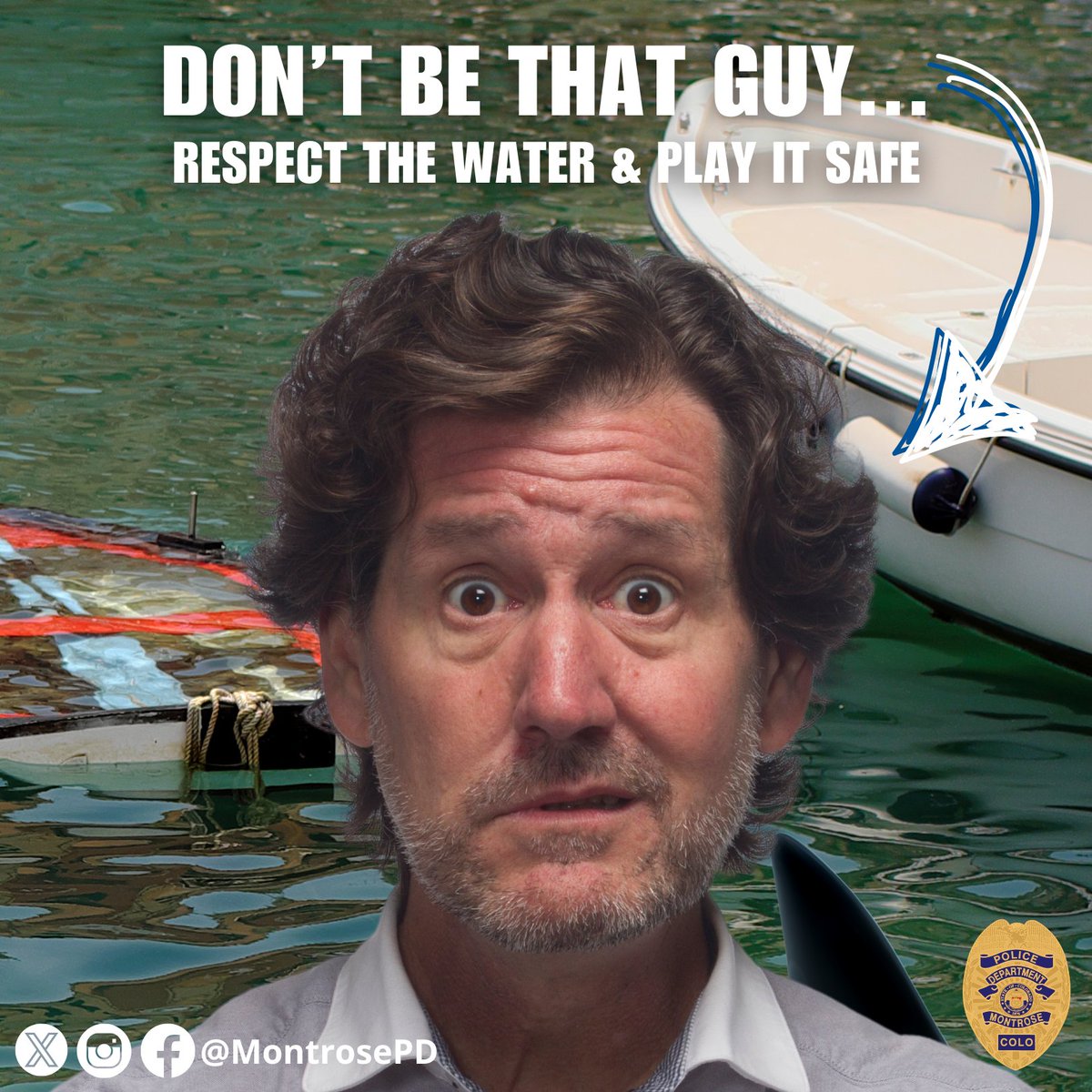 Don’t be That Guy Who… Messes up the trip to the lake. 1: Always swim in designated areas/heed safety instructions. 2: Never swim alone. 3: Avoid alcohol when swimming/operating a boat. 4: Make sure you &amp; everyone with you is wearing safety gear. 5: Download a shark tracker app.