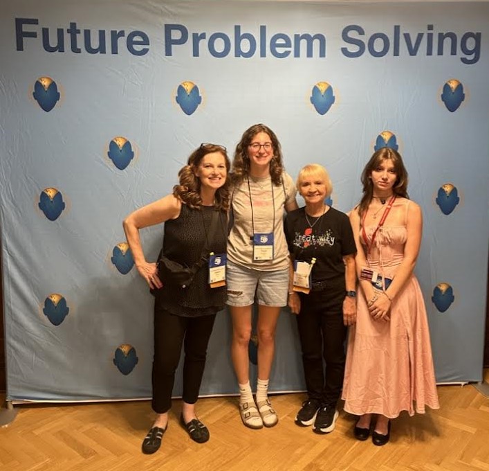 Congratulations to OHS juniors Tessa Kemelhar &amp; Audra Incledon on an amazing job representing Orange Schools in the International Future Problem Solving Bowl at Indiana University! Competing against students from 13 countries, Audra won a 3rd Place Award and Tessa was a finalist!
