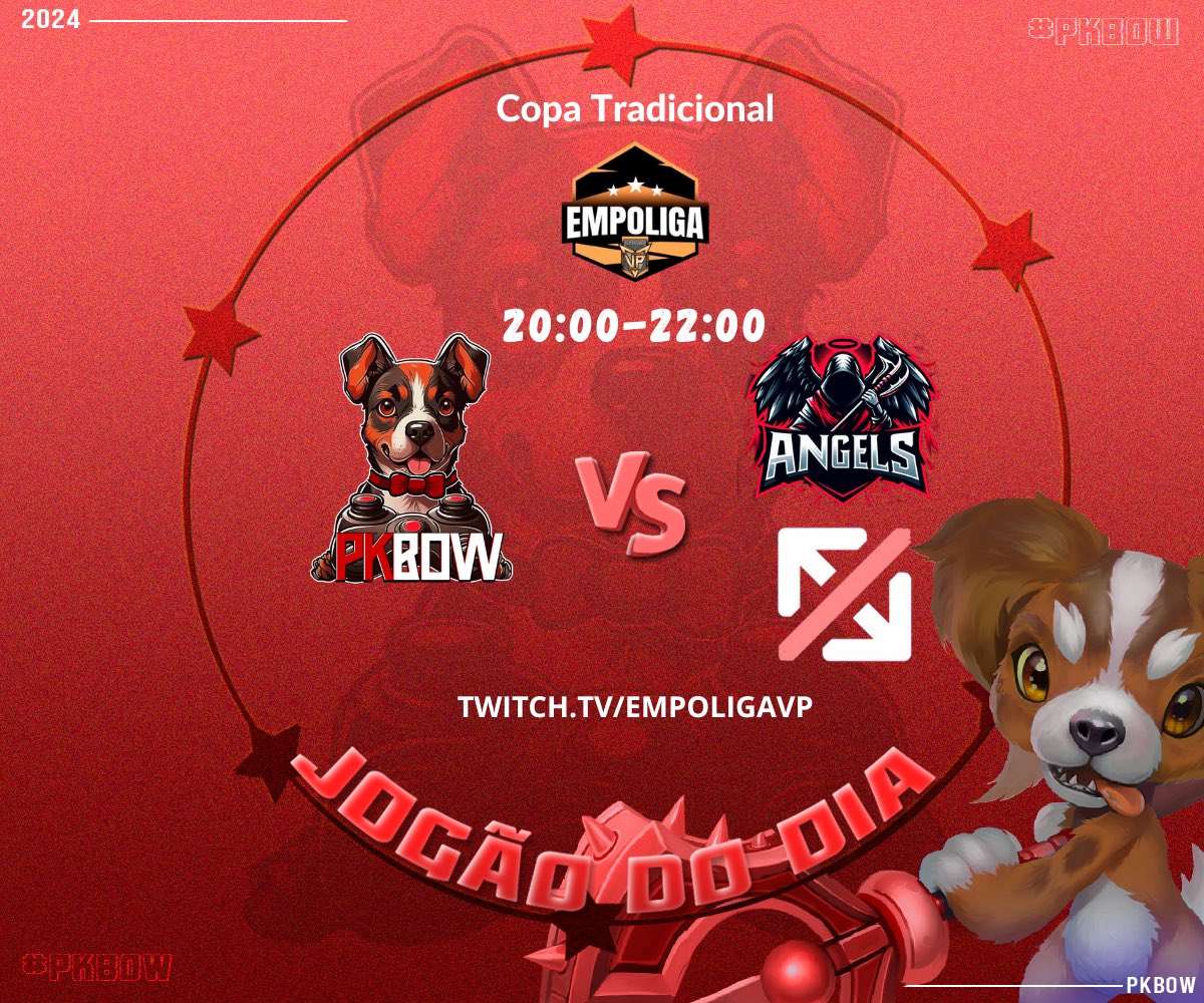 pkbowesports's tweet photo. Pensaram que íamos ficar longe do Rift por tanto tempo?
Aqui estamos hoje com a Copa Tradicional da @EmpoligaVP 🔥
🆚 @BlueAngelsGG e @EvolveAcademyGG
⏰ 20:00 e 22:00
🎥 https://t.co/1c8BVjAAi7
Vamo que vamo os cachorros estão sedentos pela vitória hoje 🐶🤙
#GOPKB https://t.co/zzOFSpkt2q