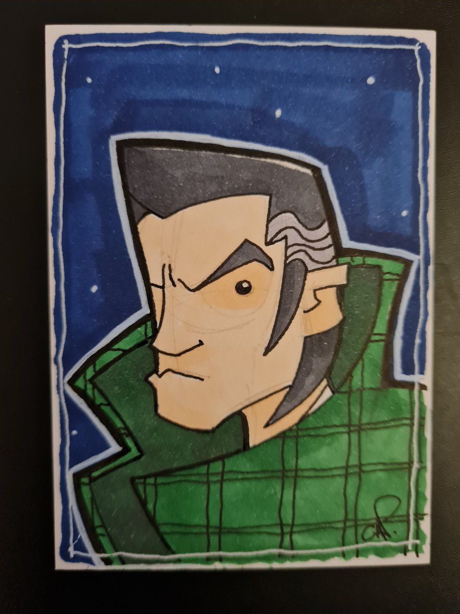 TheGrantPerkins's tweet photo. New #DoctorWho #Sketchcard.
I'm the Doctor, but probably not the one you were expecting.
£50. Dm to buy.
#screamoftheshalka #shalka #rumpty #IThinkThereforeIWin #DrWho #RichardEGrant #rogue #TheDoctor https://t.co/syZhuImvI5