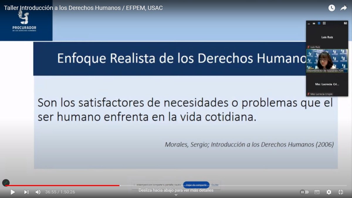 PDHgt's tweet photo. #EducaciónEnDDHH
🧑‍💻📝Dirección de Promoción y Educación

Desarrolló el taller "Introducción a los Derechos Humanos", dirigido a los acompañantes pedagógicos convocados por la Escuela de Formación de Profesores de Enseñanza Media #EFPEM.

Más información👇
https://t.co/BTIBtUiAkl https://t.co/Z87gXRuL2Y