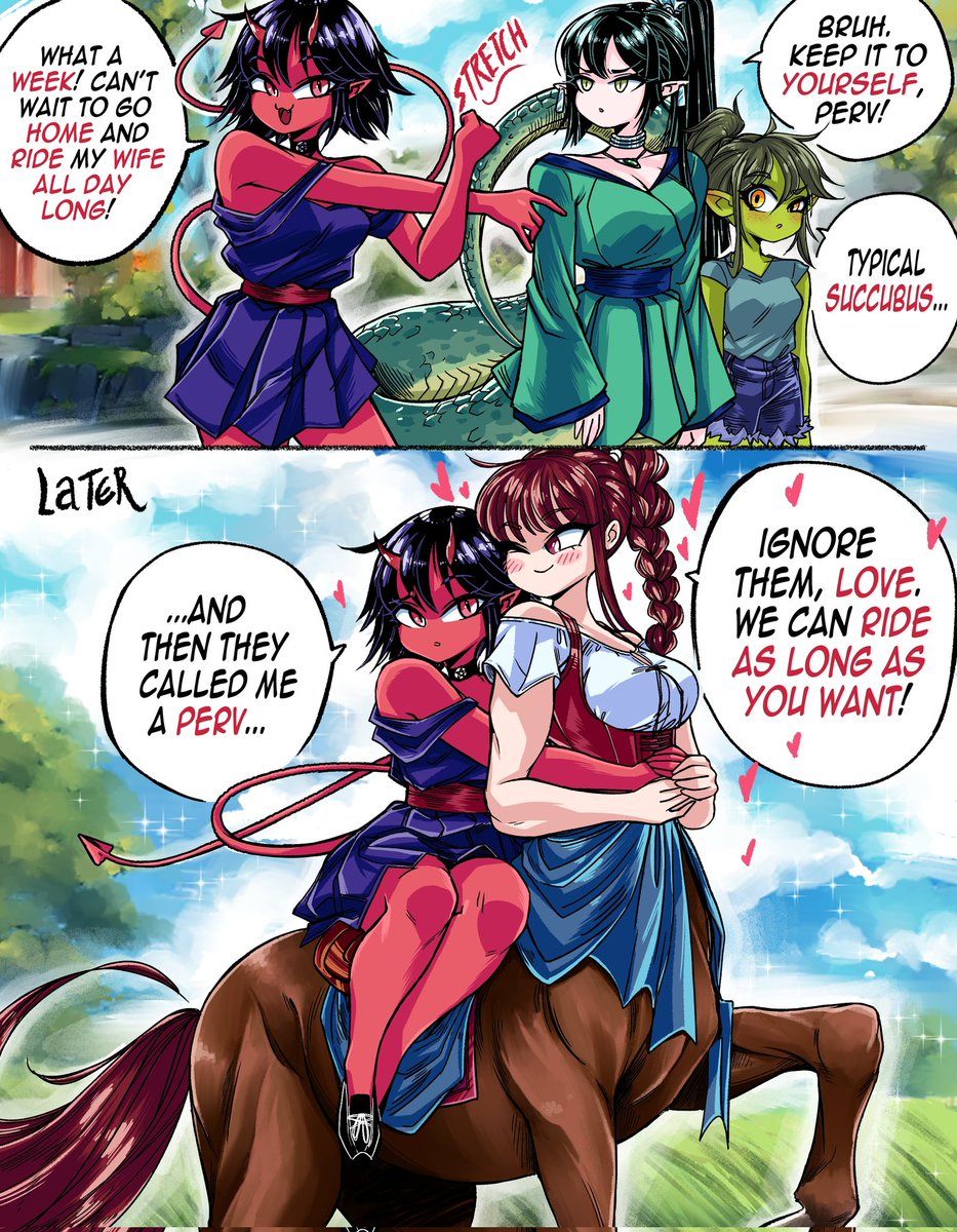G_R_S__'s tweet photo. Centaur Wife https://t.co/kCkbVelwdE