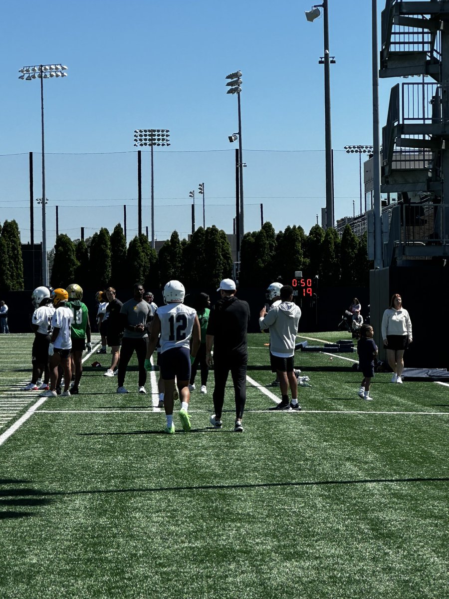 nolan_are's tweet photo. I had a great time competing at @NDFootball Prospect Evaluation Camp today. I went 6:1 on my one-on-one reps with 1 INT and 3 deflections. Thank you @CoachBiagi and @CoachMickens for the learning opportunities and teachings. Would love to play for  @NDFootball ! @coachpass23 https://t.co/30jb0E1DH4