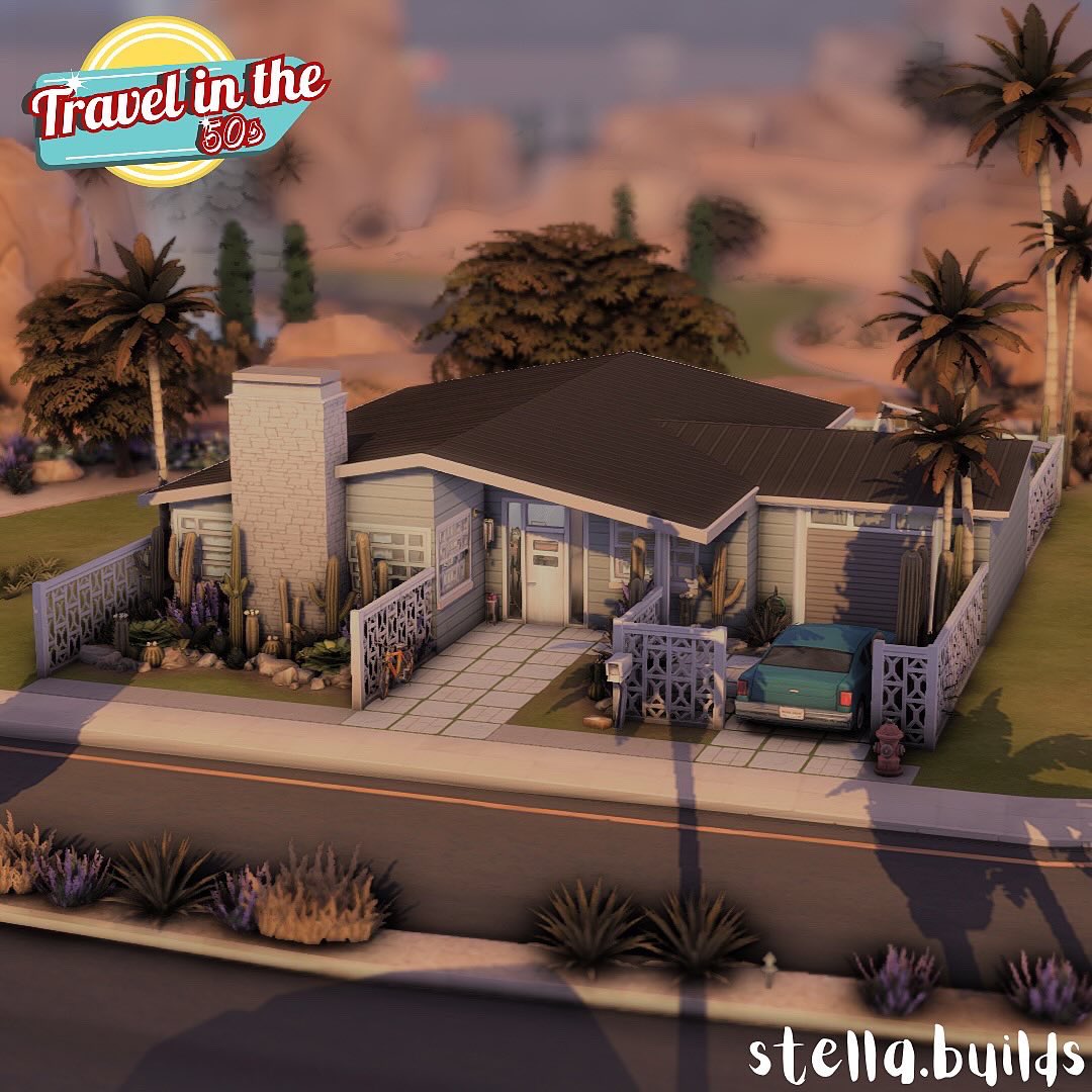 stella_buildss's tweet photo. 50s desert home🩵🌵🏜️
I hope you like my creation for #Ts4Travelinthe50s hosted by @/pandora.sims4 on ig✨
#showusyourbuilds #ts4 #thesims4 https://t.co/K1K8ynSib1