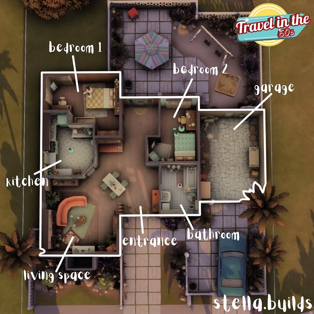 stella_buildss's tweet photo. 50s desert home🩵🌵🏜️
I hope you like my creation for #Ts4Travelinthe50s hosted by @/pandora.sims4 on ig✨
#showusyourbuilds #ts4 #thesims4 https://t.co/K1K8ynSib1