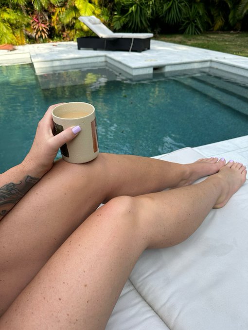When I buy a house this year .. this is how I&rsquo;ll be drinking my coffee .. next to my private pool that