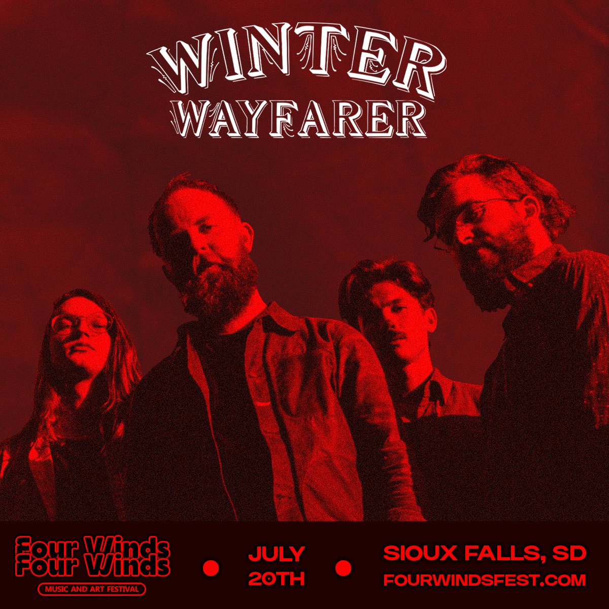 July 20th, we will be at Four Winds Music &amp; Art Fest in Sioux Falls!
Get your tickets from us or snag them via fourwindsfest.com