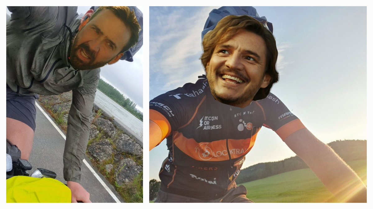 brrreadfan's tweet photo. #BikeStacking to @BTCPrague
Stage 5:
123k for @BitcoinEkasi 🤙🧡 

Sometimes, if you get soaked all day, just keep going until you ride into a beautyful sunset...

Dobrý večer, Česká Republika! 🇨🇿 https://t.co/7204grHAXC