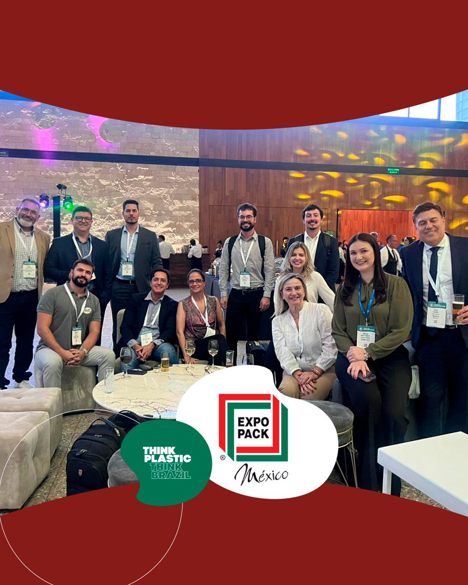 ThinkPlasticBr's tweet photo. 📅Durante quatro dia as empresas associadas ao Think Plastic Brazil apresentaram o que há de mais inovador, tecnológico e sustentável na produção nacional de embalagens durante a  EXPO PACK México. https://t.co/yuQsNw7wao