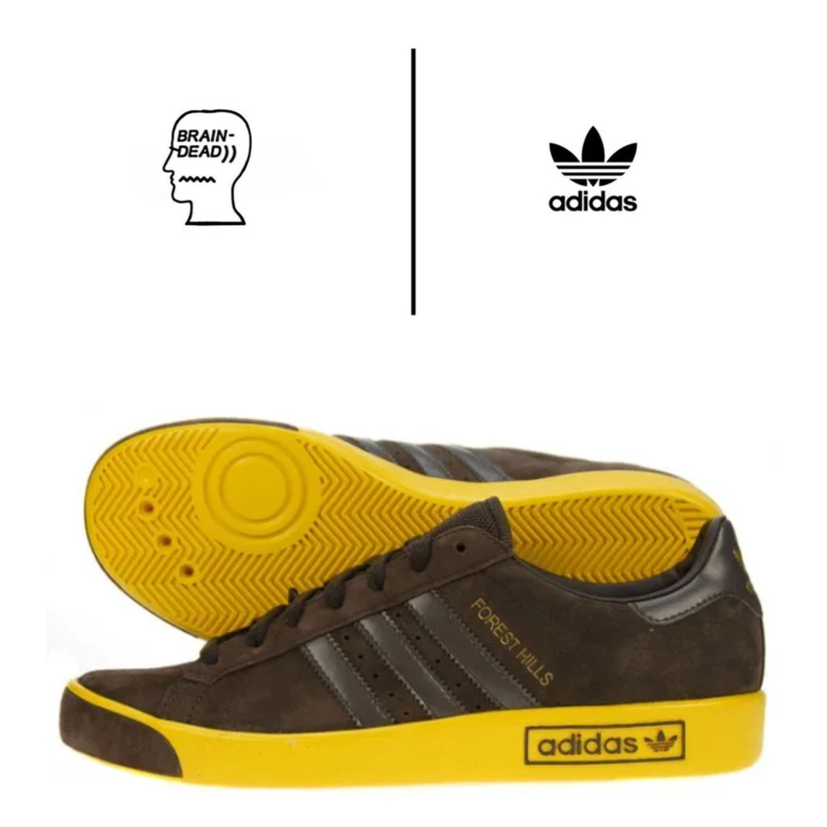 KicksFinder on X Los Angeles based brand Brain Dead will be collaborating on the adidas Originals Forest Hills model in 2025 2025 JR7942 MENS Core Black Pantone Branch N A https t 4rSiDpy2Sn