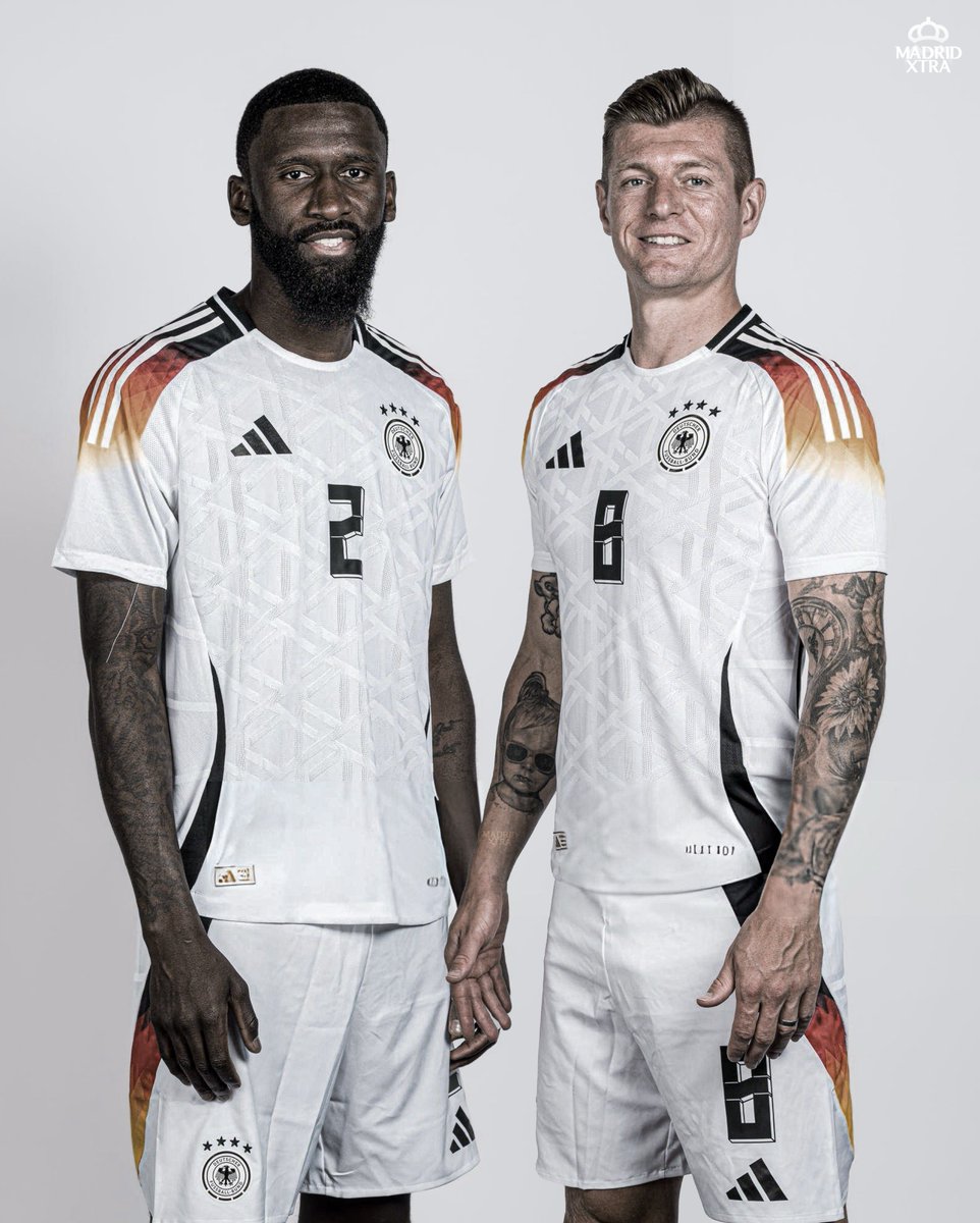 MadridXtra's tweet photo. Antonio Rüdiger X Toni Kroos. 🇩🇪