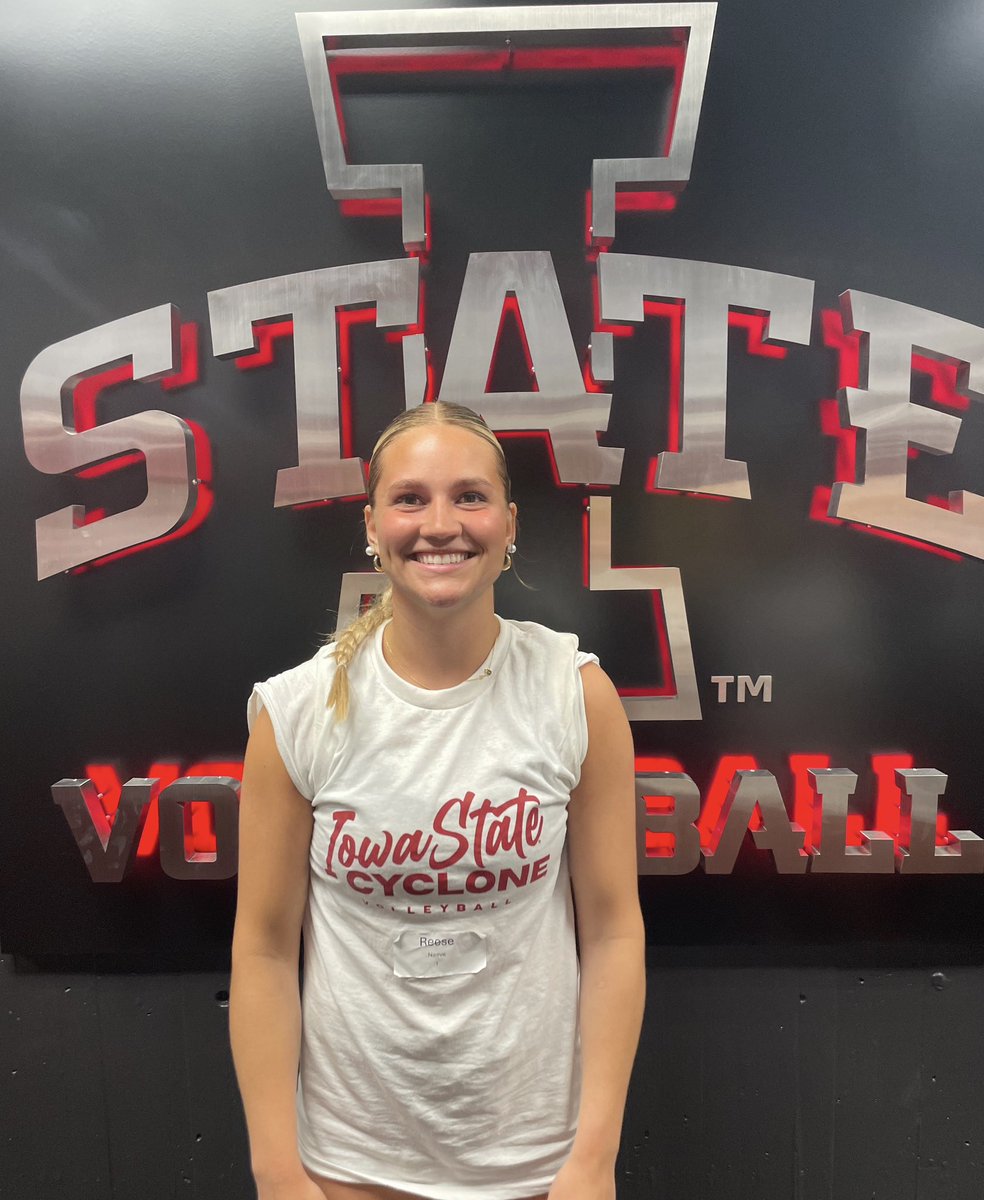Reese Naeve (@reesenaeve) on Twitter photo Had a blast at <a href="/CycloneVB/">Iowa State Volleyball</a> camp today! Thanks for having me!
<a href="/CJohnsonLynch/">Christy Johnson</a> <a href="/CiaraIJones/">Ciara Jones</a> <a href="/ISUVBcoachmarc/">marc neef</a> Had a blast at <a href="/CycloneVB/">Iowa State Volleyball</a> camp today! Thanks for having me!
<a href="/CJohnsonLynch/">Christy Johnson</a> <a href="/CiaraIJones/">Ciara Jones</a> <a href="/ISUVBcoachmarc/">marc neef</a>