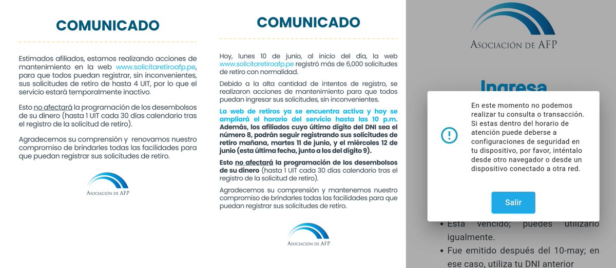 topcontabilidad's tweet photo. Comunicados de la Asociacion AFPs 10/06/2024 https://t.co/0WrprUN89a