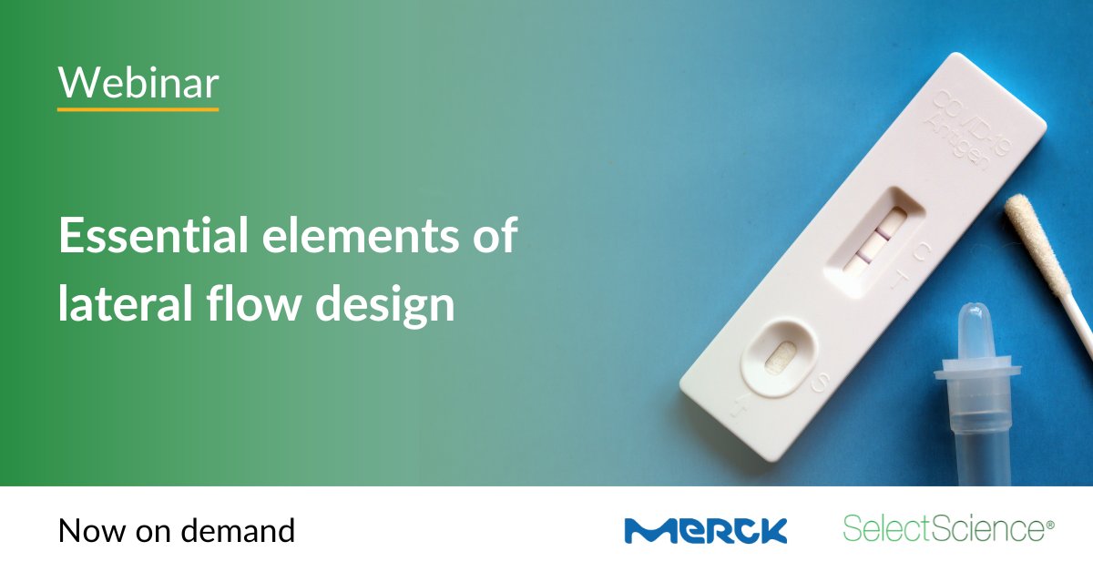 SelectScience's tweet photo. Now on demand! Dr. Eileen Hannigan of Merck KGaA unveils the secrets behind reliable lateral flow tests.
➡️ Watch Now: https://t.co/2JLCXC9pLA
#LateralFlowAssays #Diagnostics #OnDemandWebinar https://t.co/xXk9go69a0