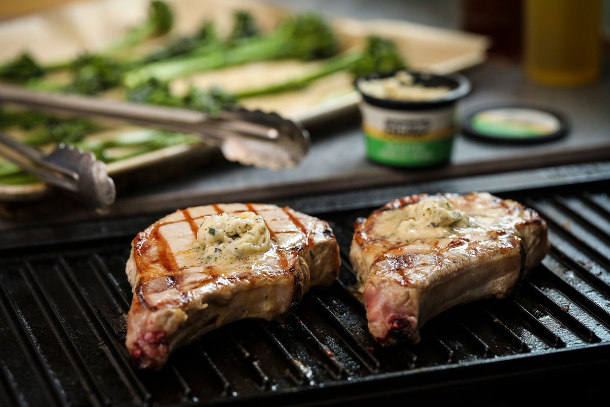This Father's Day skip the card and show how much you care with some pork chops. 🥩 Follow the link in our bio for the recipe. #FathersDay #EpicureanButter