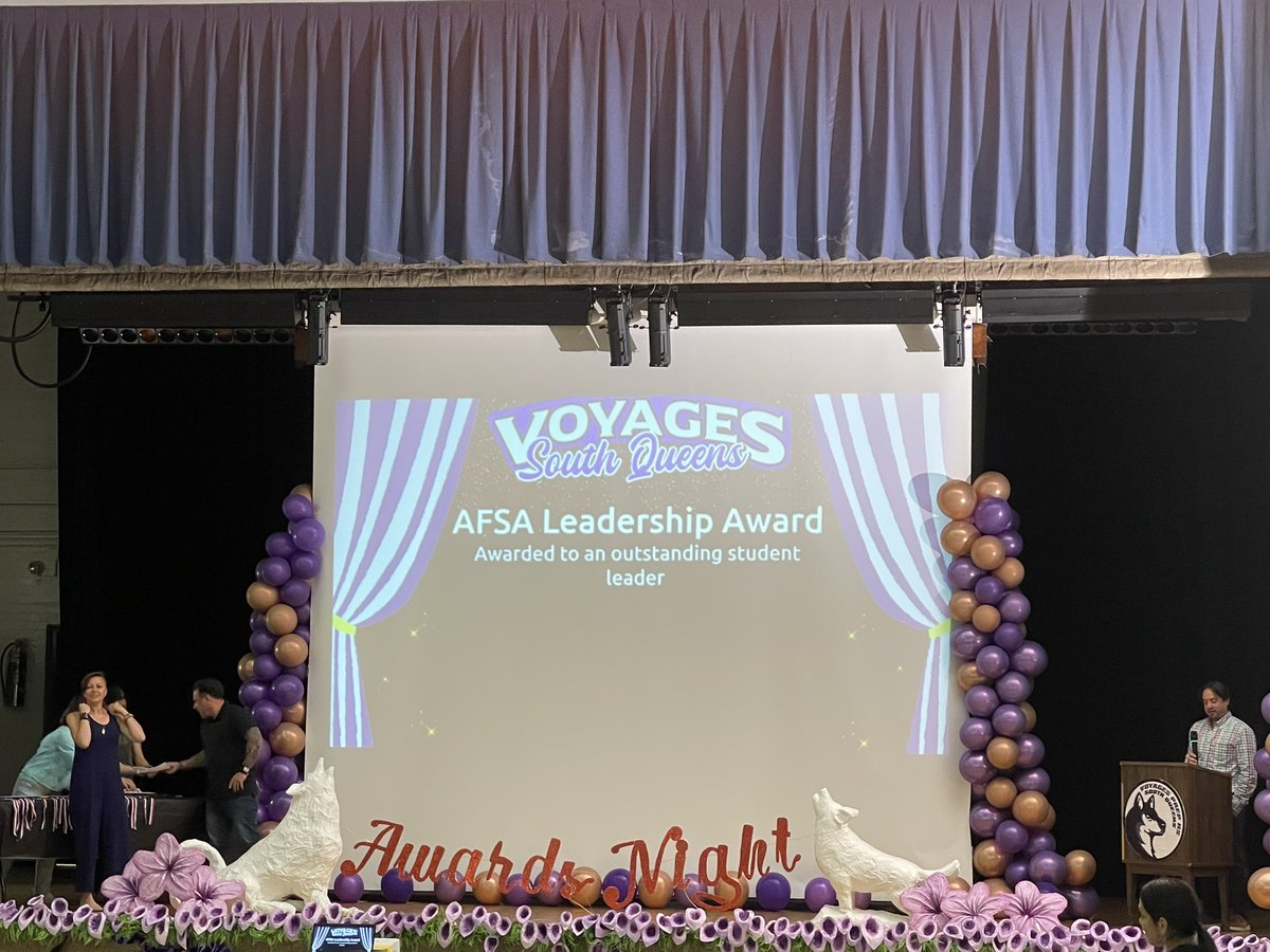 Voyages Prep South Awards Night!  Thank you Principal LoSurdo for inviting me and congrats to all!!