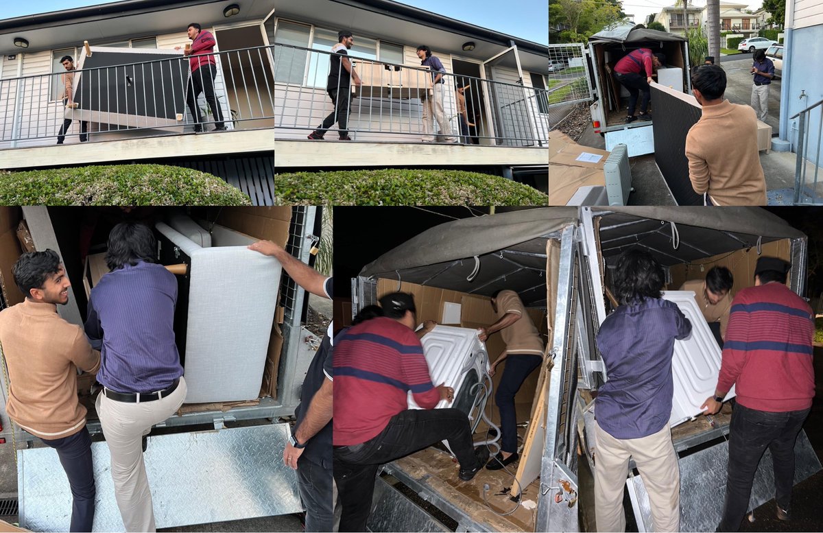 MKABrisbane's tweet photo. By the grace of Allah, Majlis Brisbane helped our our neighbours near Mubarak Mosque to move some furniture items. The items were loaded and unloaded from the trailer with the help of khuddam. The neighbours were extremely grateful. https://t.co/V22E7rOaAs