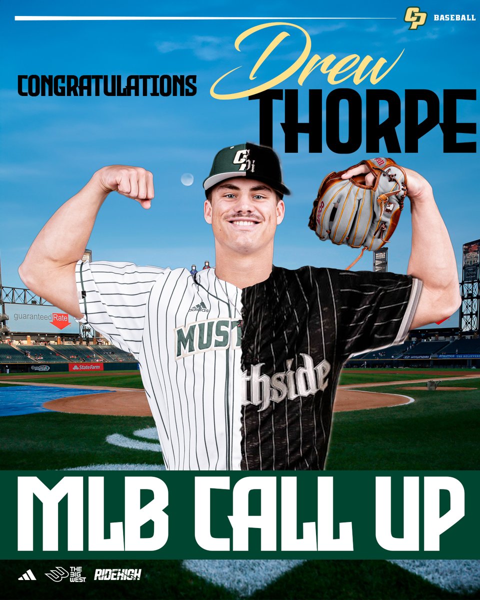 🚨CALLED UP🚨
@drewthorpe2 - another Mustang in the pros - will make his MLB debut as a starting pitcher for the <a href="/whitesox/">Chicago White Sox</a> tomorrow!

Congrats to Drew on the start of his major league career! 🎉

Read more 📰: gopoly.com/news/2024/6/10…
#RideHigh