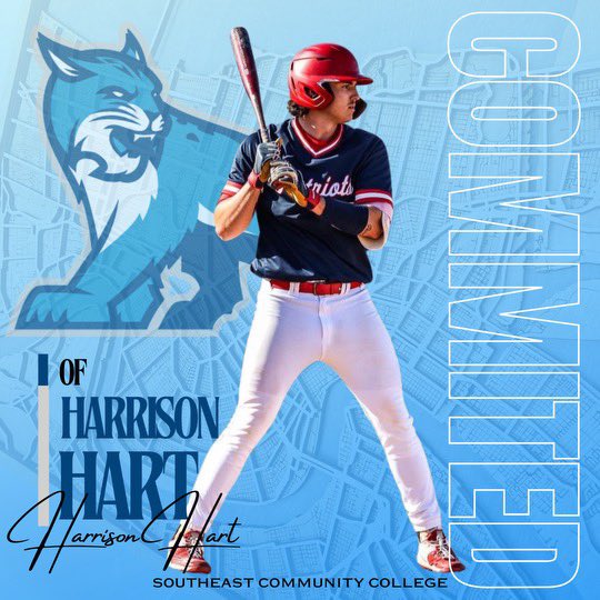 Harrison Hart (@harrisonhart23) on Twitter photo Iโm excited for the next chapter! Iโd like to announce my commitment to Southeast Community College! Thanks to my family, coaches and teammates that have supported and believed in me along the way! <a href="/SCCBASEBALLNE/">SCC Baseball</a> <a href="/MSHS_Baseball/">MS Patriots Baseball</a> Iโm excited for the next chapter! Iโd like to announce my commitment to Southeast Community College! Thanks to my family, coaches and teammates that have supported and believed in me along the way! <a href="/SCCBASEBALLNE/">SCC Baseball</a> <a href="/MSHS_Baseball/">MS Patriots Baseball</a>