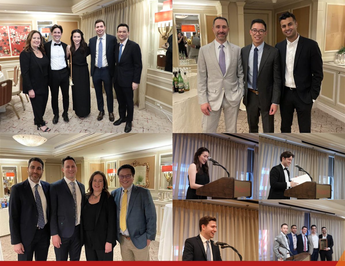 We had a wonderful time celebrating our graduating residents, Drs. Aaron Brant, Jeffrey Johnson &amp; Christina Sze, and fellows, Drs. Jonathan Gal &amp; Michael Hung, on Friday. Our residents also awarded Dr. Neal Patel with the Excellence in Resident Education Award.

Congrats to all!