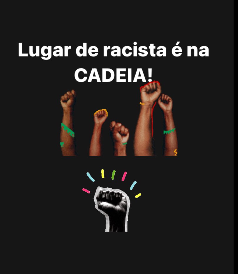 Racismo é crime! Não vamos tolerar! #racismoécrime