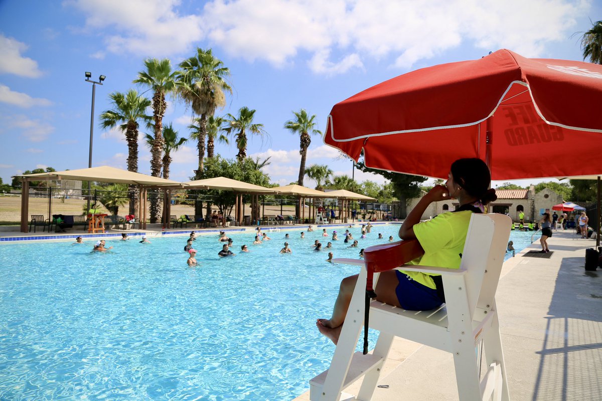 SAParksandRec's tweet photo. βοΈ All 24 Outdoor Pools will Open for our Summer Season this weekend!! π
Pools will open 6 days a week, including weekends, with a closure day that varies by location. PLUS, all our pools are FREE!
POOL SCHEDULE: β¬οΈ
https://t.co/DCBKlkIeNT
#Pools #Free #Summer #SAParksAndRec https://t.co/uGr47MUIN7
