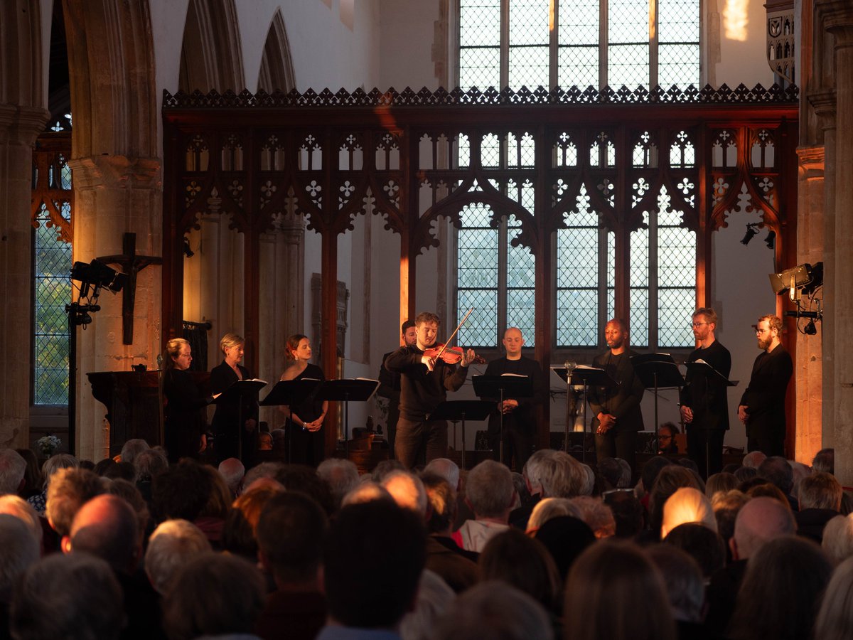 The warm light of dusk in Blythburgh Church was perfect for the incredible repertoire of tonight’s performance by The <a href="/marianconsort/">The Marian Consort</a>. The evening included a premiere of O Ecclesia, O Euchari by <a href="/tomcoult/">Tom Coult</a>, after Hildegard of Bingen, and Featured Festival Musician @danielpioro.