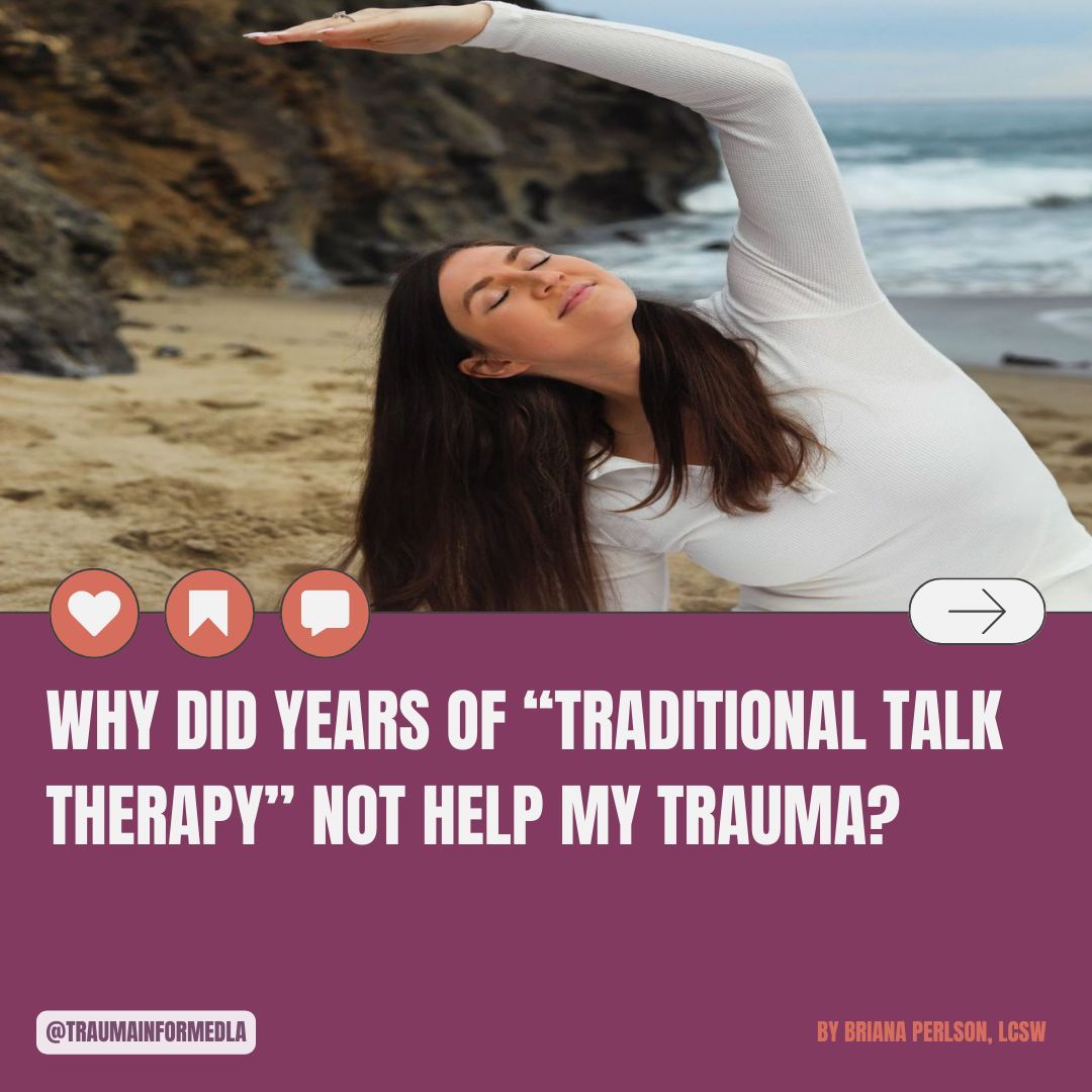 traumainformdla's tweet image. Happy Mindful Monday!! ☀️

This week&apos;s piece by Briana Perlson, LCSW, focuses on exploring different types of therapy and how healing looks different for everyone!💛 

Visit our website for more content 
To view previous blog posts, visit our blog! 

#traumainformedla #blogday
